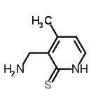 CAS 登录号：765269-44-1， 3-(氨基甲基)-4-甲基-2(1H)-吡啶硫酮