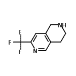 CAS#: 765298-22-4, 7-(Trifluoromethyl)-1,2,3,4-tetrahydro-2,6-naphthyridine