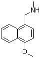 CAS#: 76532-35-9, 1-(4-Methoxy-1-naphthyl)-N-methylmethanamine