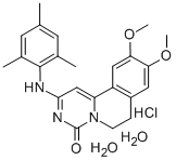 CAS#: 76536-65-7, 9,10-Dimethoxy-2-[(2,4,6-Trimethylphenyl)Amino]-6,7-Dihydropyrimido[6,1-a]Isoquinolin-4-One Hydrochloride