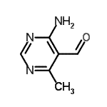 CAS#: 76574-46-4, 4-Amino-6-methyl-5-pyrimidinecarbaldehyde