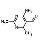 CAS#: 76574-47-5, 4-Amino-2,6-dimethyl-5-pyrimidinecarbaldehyde