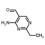 CAS 登录号：76574-51-1， 4-氨基-2-乙基-5-嘧啶甲醛