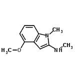 CAS#: 765899-32-9, 4-Methoxy-N,1-dimethyl-1H-indol-2-amine