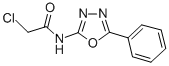 CAS 登录号：7659-20-3， 2-(氯乙酰氨基)-5-苯基-1,3,4-恶二唑