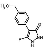CAS#: 765904-59-4, 4-(4-Ethylphenyl)-5-fluoro-1,2-dihydro-3H-pyrazol-3-one
