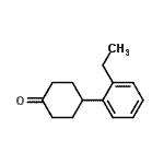 CAS 登录号：765940-50-9， 4-(2-乙基苯基)环己酮