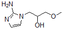 CAS 登录号：76620-73-0， 1-(2-氨基咪唑-1-基)-3-甲氧基丙烷-2-醇