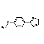 CAS 登录号：766483-23-2， 5-(4-甲氧基苯基)-2H-吡咯