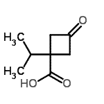 CAS#: 766513-48-8, 1-Isopropyl-3-oxocyclobutanecarboxylic acid
