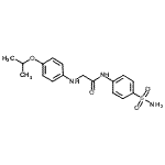 CAS#: 76663-13-3, N<sup>2</sup>-(4-Isopropoxyphenyl)-N-(4-sulfamoylphenyl)glycinamide