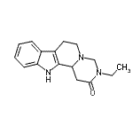CAS#: 76673-66-0, 3-Ethyl-3,4,6,7,12,12b-hexahydropyrimido[1',6':1,2]pyrido[3,4-b]indol-2(1H)-one