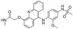 CAS#: 76708-52-6, 2-((9-((2-Methoxy-4-((Methylsulfonyl)Amino)Phenyl)Amino)-4- Acridinyl)Oxy)-N-Methyl-Acetamide