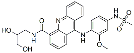 CAS#: 76708-62-8, N-(2,3-Dihydroxypropyl)-9-[(4-Methanesulfonamido-2-Methoxyphenyl)Amino]Acridine-4-Carboxamide