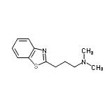 CAS#: 76712-90-8, 3-(1,3-Benzothiazol-2-yl)-N,N-dimethyl-1-propanamine