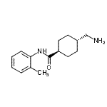 CAS#: 767226-17-5, trans-4-(Aminomethyl)-N-(2-methylphenyl)cyclohexanecarboxamide