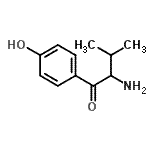 CAS 登录号：767256-98-4， 2-氨基-1-(4-羟基苯基)-3-甲基-1-丁酮