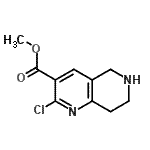 CAS#: 767260-86-6, Methyl 2-chloro-5,6,7,8-tetrahydro-1,6-naphthyridine-3-carboxylate