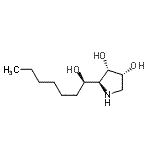 CAS#: 767272-87-7, (2S,3S,4R)-2-[(1R)-1-Hydroxyheptyl]-3,4-pyrrolidinediol