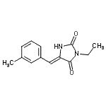 CAS#: 767293-86-7, (5Z)-3-Ethyl-5-(3-methylbenzylidene)-2,4-imidazolidinedione