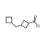 CAS#: 76730-63-7, 3-(Cyclobutylmethyl)cyclobutanecarbonyl chloride