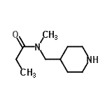 CAS#: 767603-90-7, N-Methyl-N-(4-piperidinylmethyl)propanamide