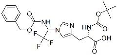 CAS#: 7682-45-3, 1-[1-[[(Benzyloxy)Carbonyl]Amino]-2,2,2-Trifluoroethyl]-N-(Tert-Butoxycarbonyl)-L-Histidine