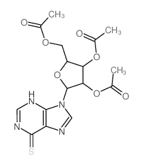 CAS#: 7687-42-5, [3,4-Diacetyloxy-5-(6-Sulfanylidene-3H-Purin-9-Yl)Oxolan-2-Yl]Methyl Acetate