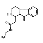 CAS#: 76907-21-6, N-Ethyl-2-(2,3,4,9-tetrahydro-1H-beta-carbolin-1-yl)acetamide