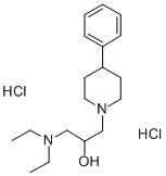 CAS#: 76907-72-7, 1-Diethylamino-3-(4-Phenylpiperidin-1-Yl)Propan-2-Ol Dihydrochloride