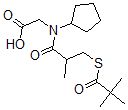 CAS#: 76963-39-8, 2-[Cyclopentyl-[3-(2,2-Dimethylpropanoylsulfanyl)-2-Methylpropanoyl]Amino]Acetic Acid