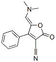 CAS 登录号:7703-36-8, 5-(二甲基氨基甲基亚基)-2-氧代-4-苯基-呋喃-3-甲腈
