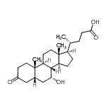 CAS#: 77059-13-3, (5beta,7alpha)-7-Hydroxy-3-oxocholan-24-oic acid