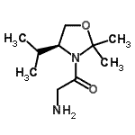CAS#: 770682-73-0, 2-Amino-1-[(4S)-4-isopropyl-2,2-dimethyl-1,3-oxazolidin-3-yl]ethanone