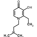 CAS#: 770697-44-4, 1-[2-(Dimethylamino)ethyl]-2-ethyl-3-hydroxy-4(1H)-pyridinone