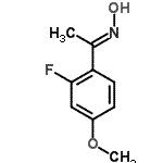 CAS#: 770722-59-3, (1E)-1-(2-Fluoro-4-methoxyphenyl)-N-hydroxyethanimine