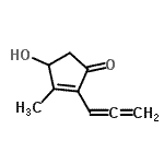 CAS#: 77087-28-6, 4-Hydroxy-3-methyl-2-propadienyl-2-cyclopenten-1-one