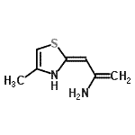 CAS#: 771433-98-8, (3E)-3-(4-Methyl-1,3-thiazol-2(3H)-ylidene)-1-propen-2-amine