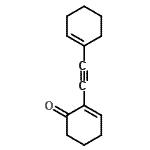 CAS 登录号：771477-47-5， 2-(1-环己烯-1-基乙炔基)-2-环己烯-1-酮