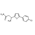 CAS#: 771522-73-7, 3-amino-3-[5-(4-chlorophenyl)-2-furyl]propanamide