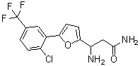 CAS#: 771522-83-9, 3-amino-3-[5-[2-chloro-5-(trifluoromethyl)phenyl]-2-furyl]propanamide