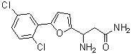 CAS 登录号：771522-86-2， 3-氨基-3-[5-(2,5-二氯苯基)-2-呋喃基]丙酰胺
