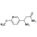 CAS#: 771523-35-4, 3-Amino-3-(6-methoxy-3-pyridinyl)propanamide