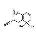 CAS#: 771548-71-1, [(2,6,6-Trimethyl-1,3-cyclohexadien-1-yl)methyl]malononitrile