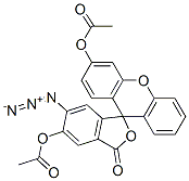 CAS 登录号：77162-07-3， 5(6)-叠氮基荧光素二乙酸酯
