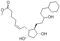 CAS 登录号：77204-95-6， (Z)-7-[(1R,2R,3R,5S)-2-(5-环己基-3-羟基戊基)-3,5-二羟基环戊基]庚-5-烯酸甲酯