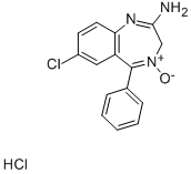 CAS 登录号：7722-15-8， 7-氯-5-苯基-3H-1,4-苯并二氮杂卓-2-胺 4-氧化物