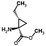 CAS 登录号：772326-49-5， 甲基(1R,2R)-1-氨基-2-乙基环丙烷羧酸酯