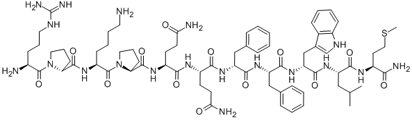 CAS 登录号：77275-70-8， (D-脯氨酰2,D-苯丙氨酰7,D-色氨酰9)-物质 P