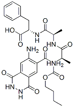 CAS#: 77303-12-9, Tert-Butyl N-[(2S)-1-[[(2S)-1-[[(2S)-2-[(1,4-Dioxo-2,3-Dihydrophthalazin-6-Yl)Amino]-3-Phenylpropanoyl]Amino]-1-Oxopropan-2-Yl]Amino]-1-Oxopropan-2-Yl]Carbamate